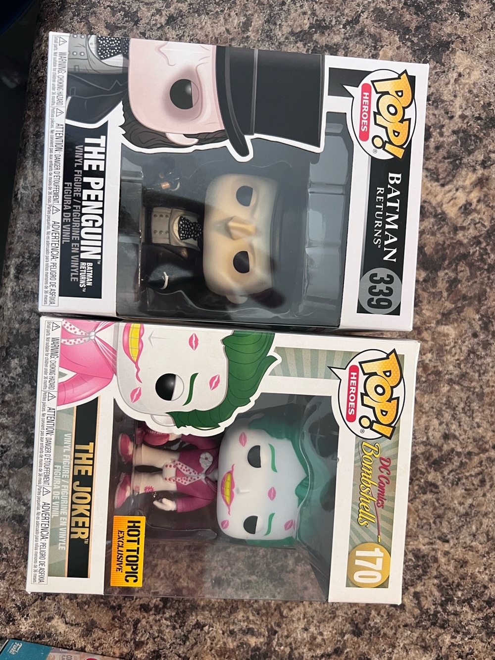 Funko Pop! Batman Returns The Penguin & The Joker Duo - Colorful Collectible Set